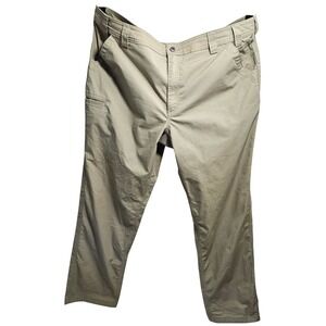Duluth Trading Co 42x34 Khaki Ripstop‎ Work Pants Standard Fit 30858 Utility *